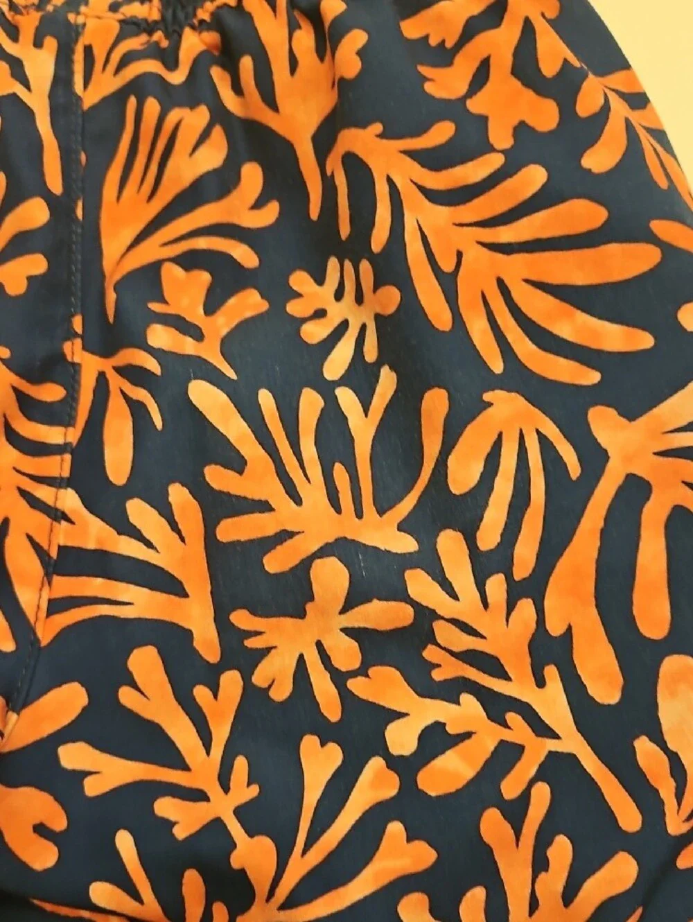 Crewcuts J.Crew Coral Swim Trunks Coral-Print Boys 6 GUC